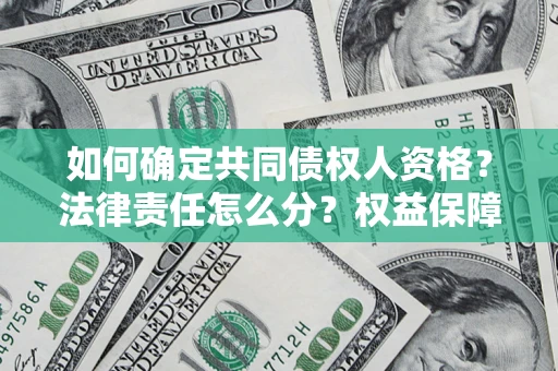 北京如何确定共同债权人资格？法律责任怎么分？权益保障技巧揭秘！