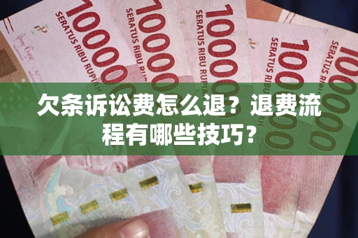 北京欠条诉讼费怎么退？退费流程有哪些技巧？