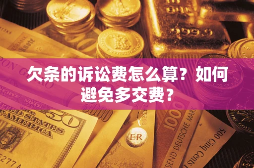 北京欠条的诉讼费怎么算？如何避免多交费？