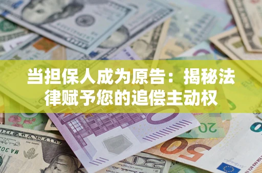 北京当担保人成为原告:揭秘法律赋予您的追偿主动权 北京当担保人成为原告:揭秘法律赋予您的追偿主动权