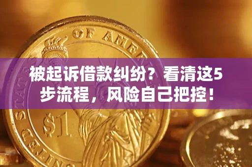 北京被起诉借款纠纷？看清这5步流程，风险自己把控！