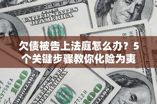 北京欠债被告上法庭怎么办？5个关键步骤教你化险为夷